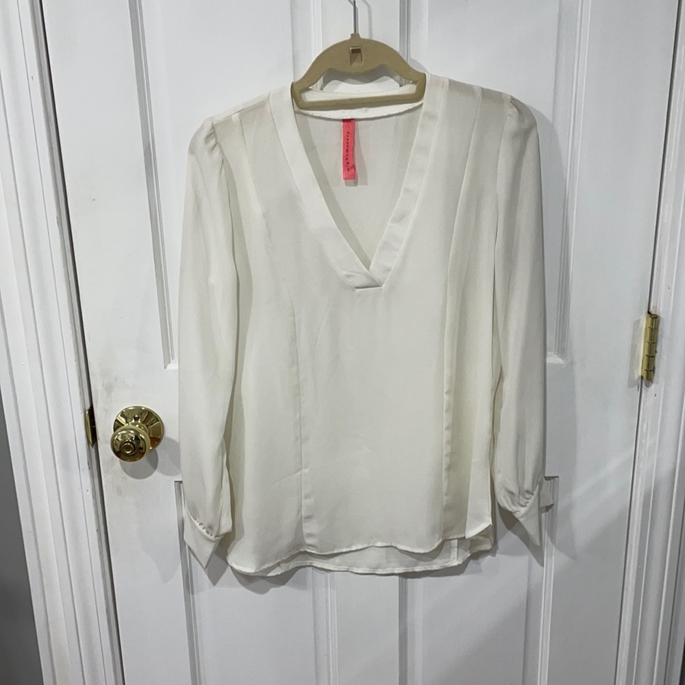 Eight sixty white blouse size xs
